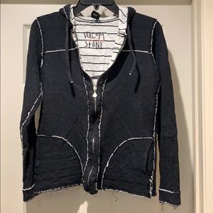 Volcom hoodie zip up with contrast stitching